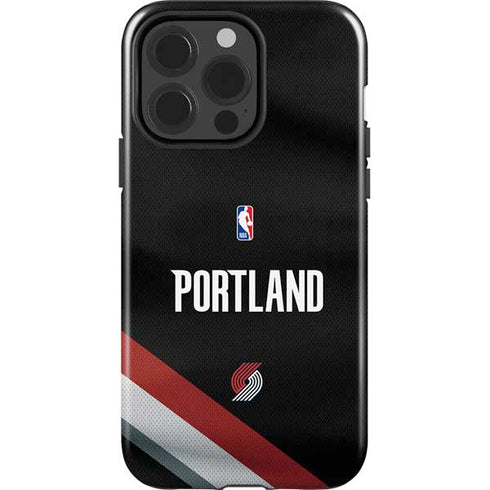 NBA Portland Trail Blazers Jersey iPhone 15 Pro Impact Case